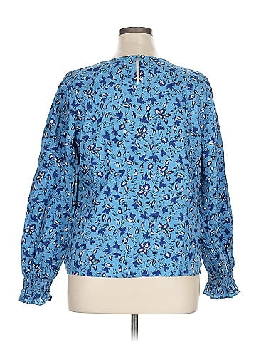 J.Crew Factory Store Long Sleeve Blouse (view 2)