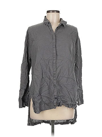 Silence and Noise 3/4 Sleeve Button-Down Shirt (view 1)