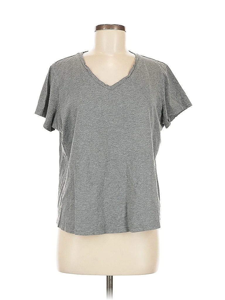 Pre-owned Assorted Brands Short Sleeve T-shirt In Gray