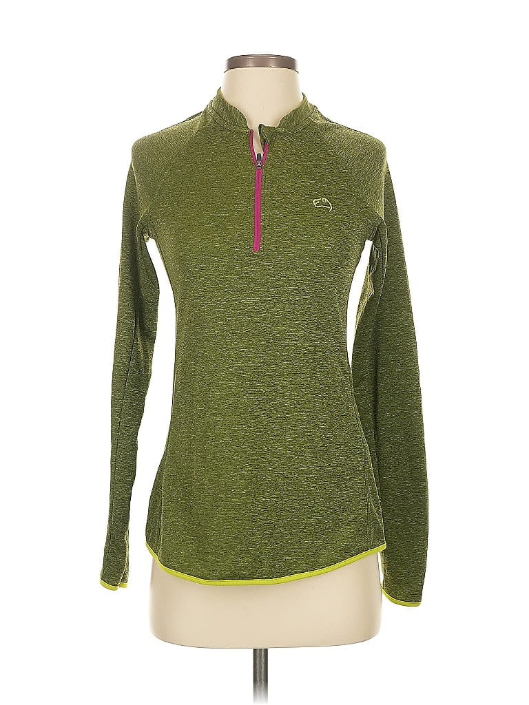 Pre-owned Assorted Brands Fleece Jacket In Green