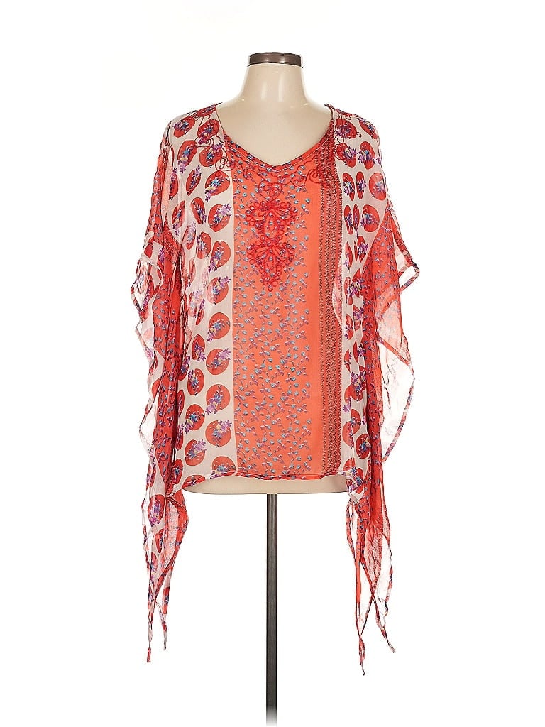 Pre-owned Wayan Natual Wear Swimsuit Cover Up In Red