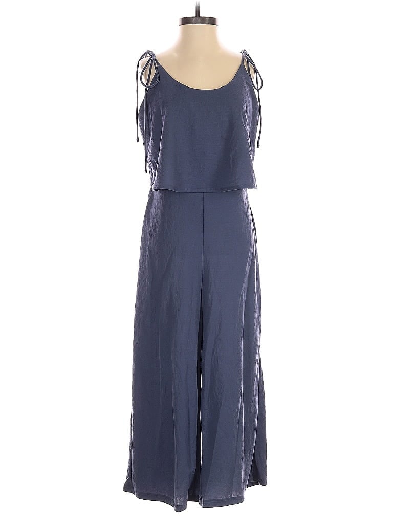 Pre-owned Mango Jumpsuit In Blue