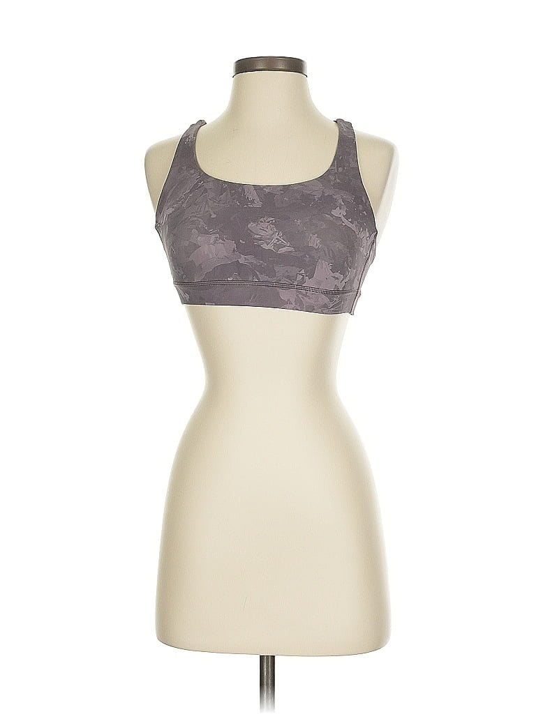 Pre-owned Lululemon Athletica Tank Top Purple Halter Neckline Tops