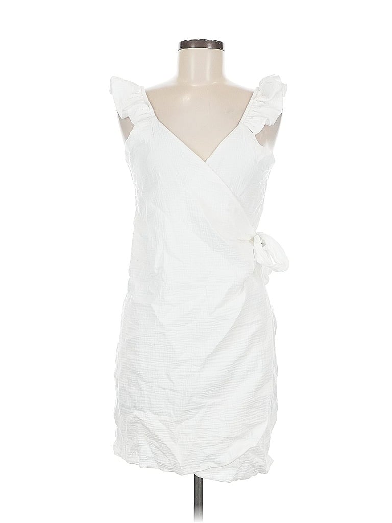Pre-owned Peixoto Cocktail Dress In White