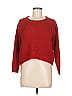 VERTIGO 100% Acrylic Solid Red Pullover Sweater Size M - photo 1