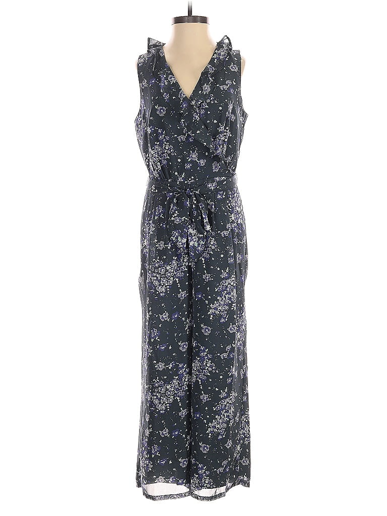 Pre-owned Ann Taylor Loft Outlet Jumpsuit In Blue