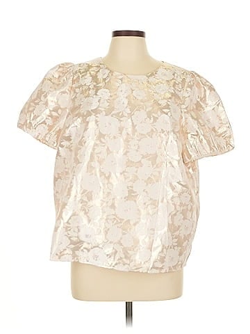 J.Crew Factory Store Short Sleeve Blouse (view 1)