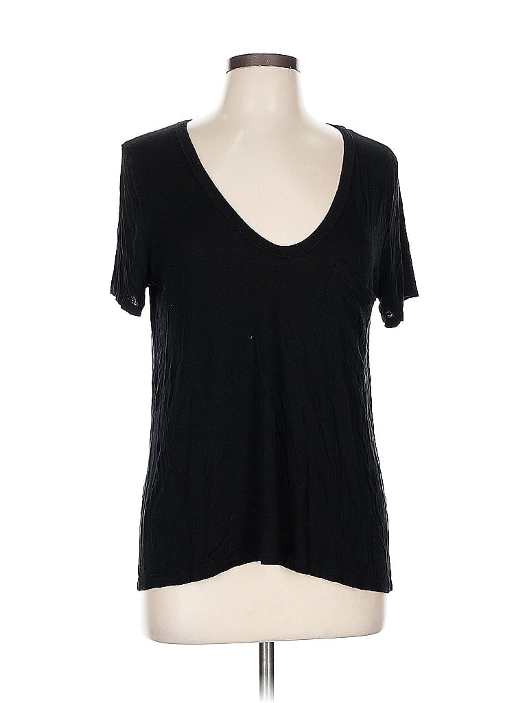 Pre-owned Lush Short Sleeve T-shirt In Black