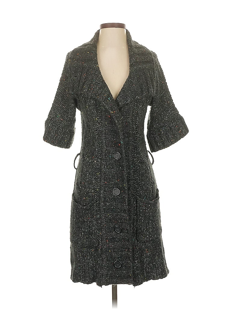 Pre-owned Express Cardigan Sweater In Gray