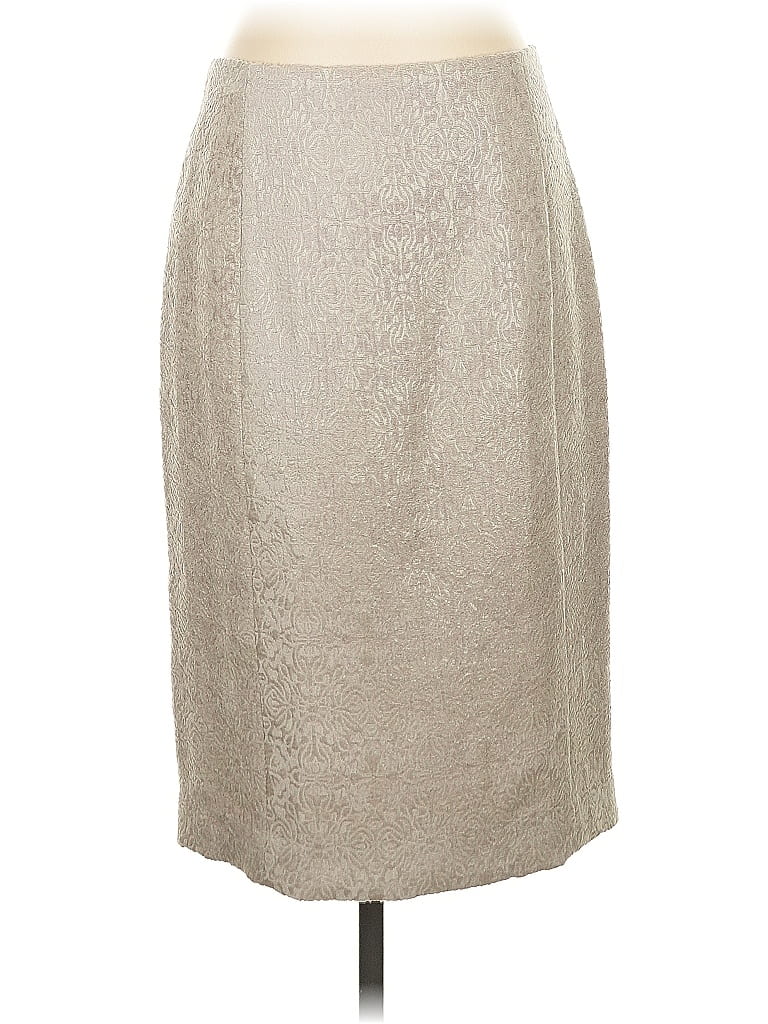 Pre-owned Ann Taylor Formal Skirt In Brown