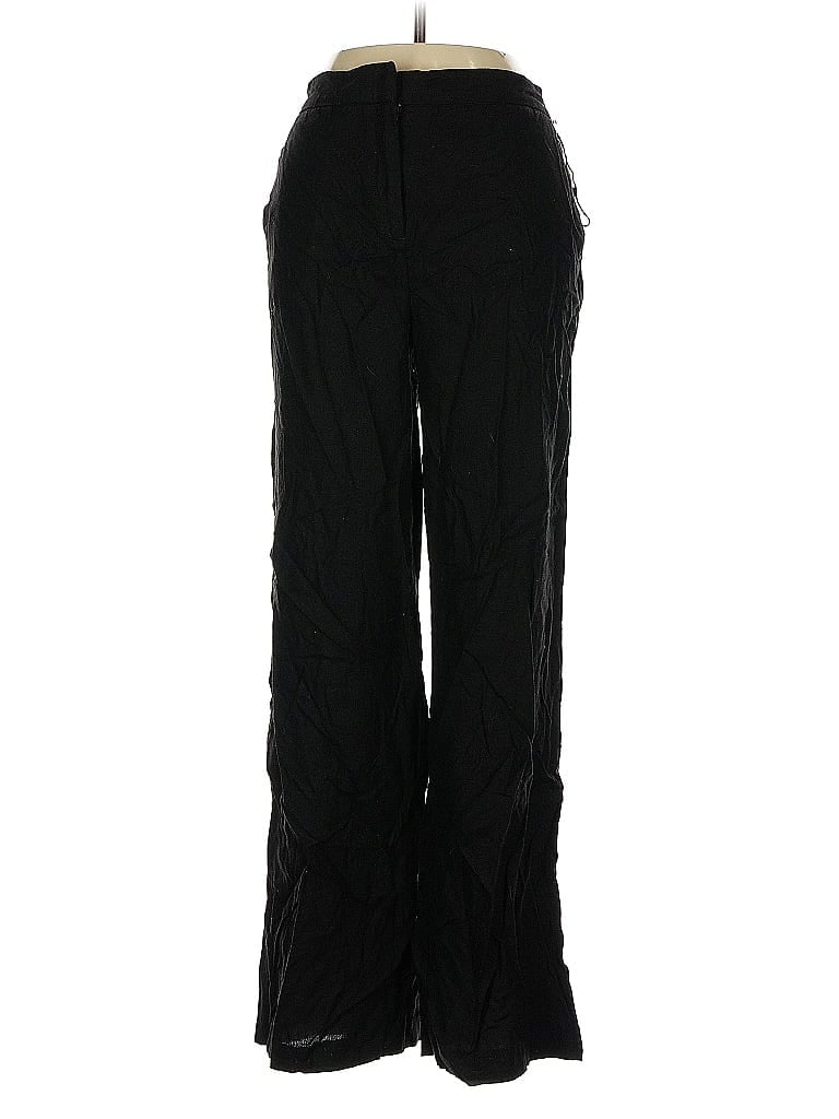 Pre-owned Rachel Zoe Tjx Linen Pants In Black