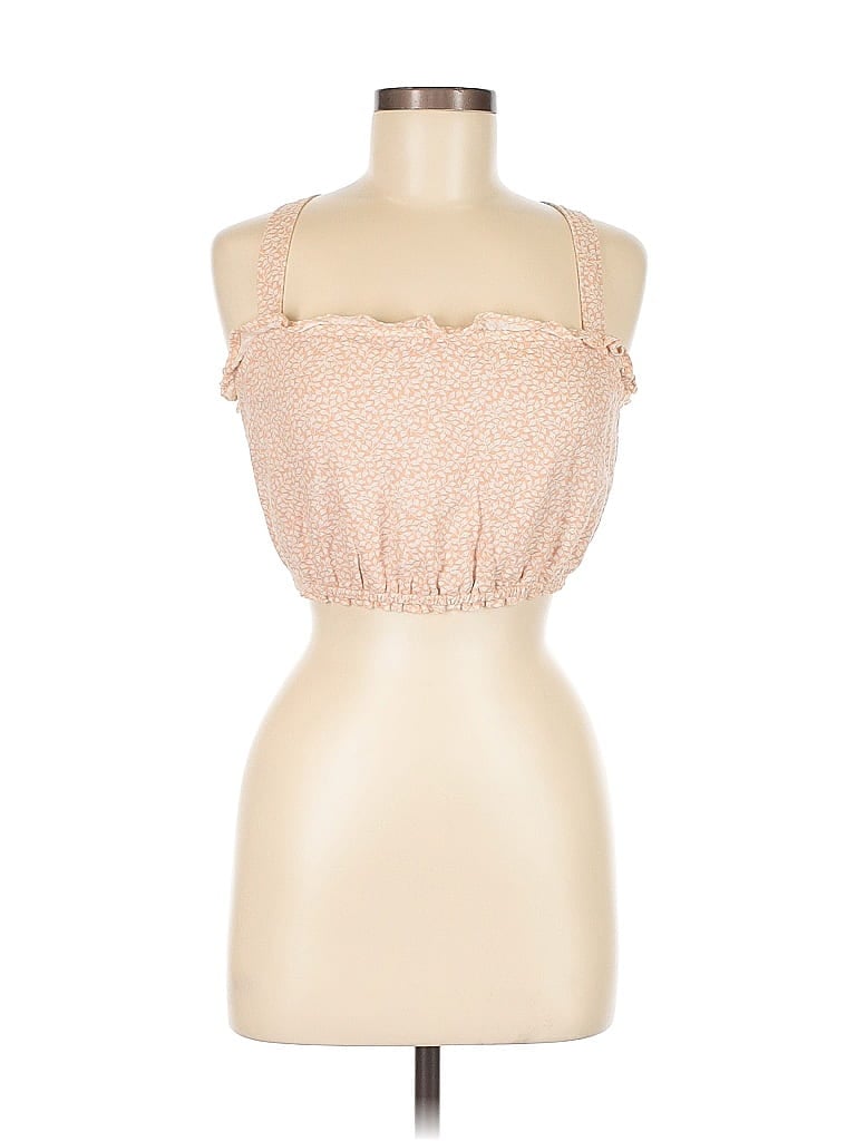 ABERCROMBIE & FITCH Pre-owned Tube Top Orange Strapless Neckline Tops