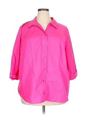 Cj Banks 3/4 Sleeve Button-Down Shirt (view 1)