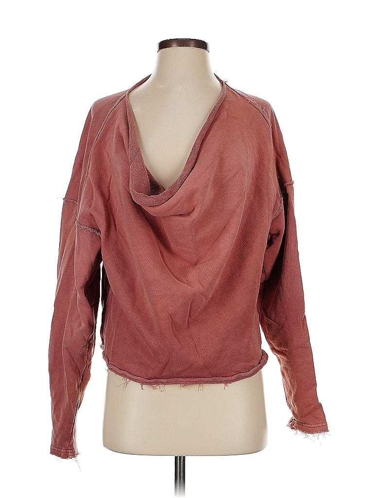 Click to view more detailed imagery on our partner's website Pre-owned Free People Cardigan Sweater In Burgundy