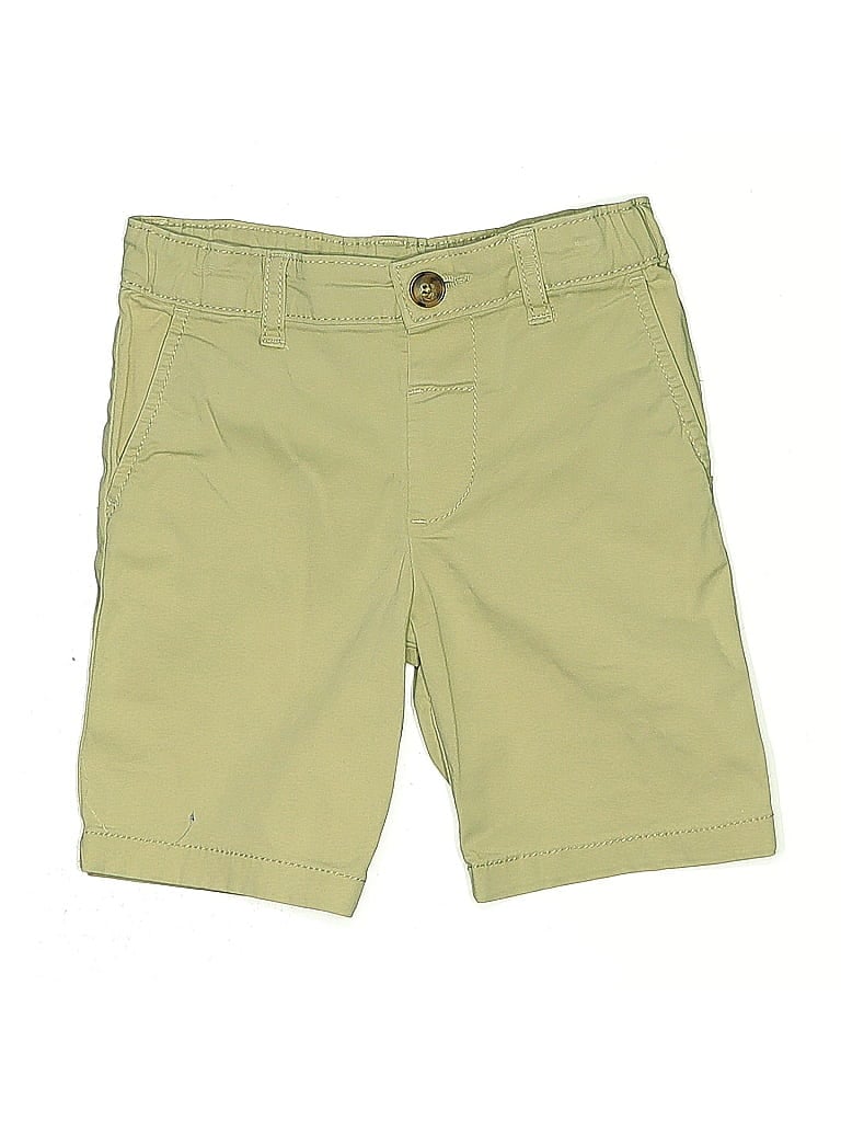 Pre-owned Carter's Kids' Khaki Shorts In Green