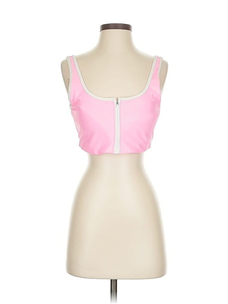 Pre-owned Old Navy Tank Top Pink Strapless Neckline Tops