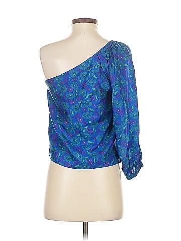 Veronica Beard 3/4 Sleeve Silk Top (view 2)