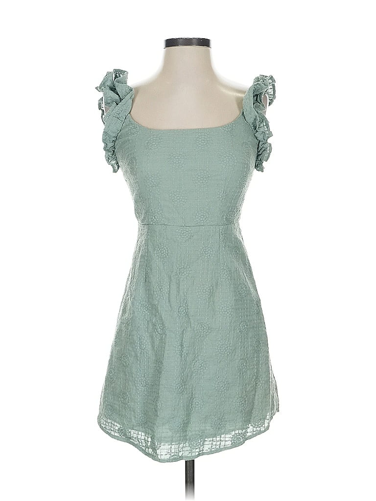 Pre-owned Selfie Leslie Cocktail Dress In Green