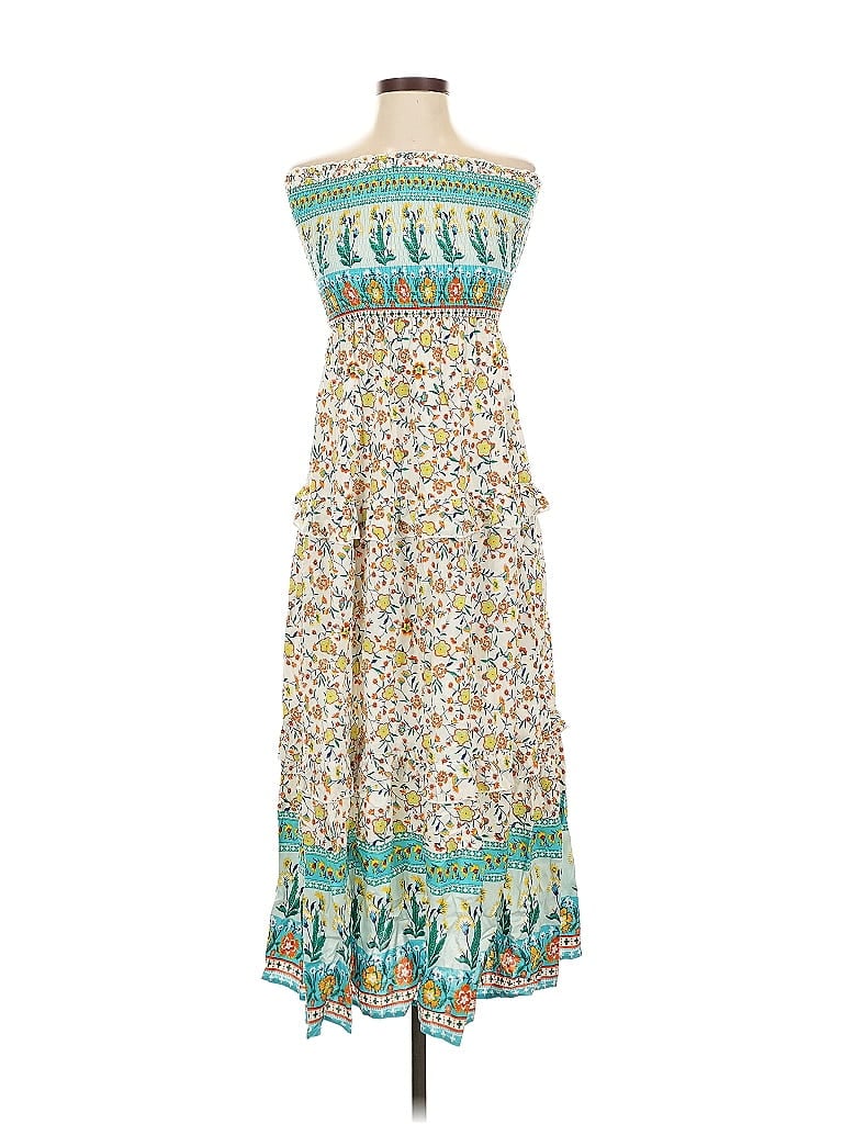 Pre-owned Zesica Casual Dress In Green