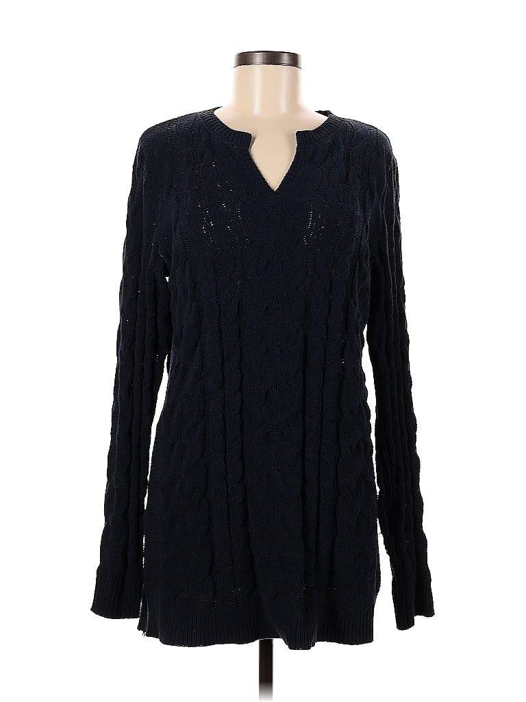 Pre-owned Jjill Casual Dress In Black