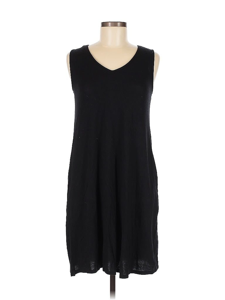 Pre-owned Ab Studio Casual Dress In Black