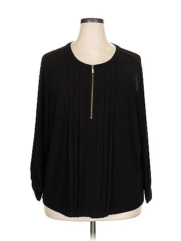 Roz & Ali Long Sleeve Blouse (view 1)