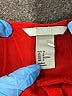 H&M 100% Polyester Red Long Sleeve Blouse Size 6 - photo 7