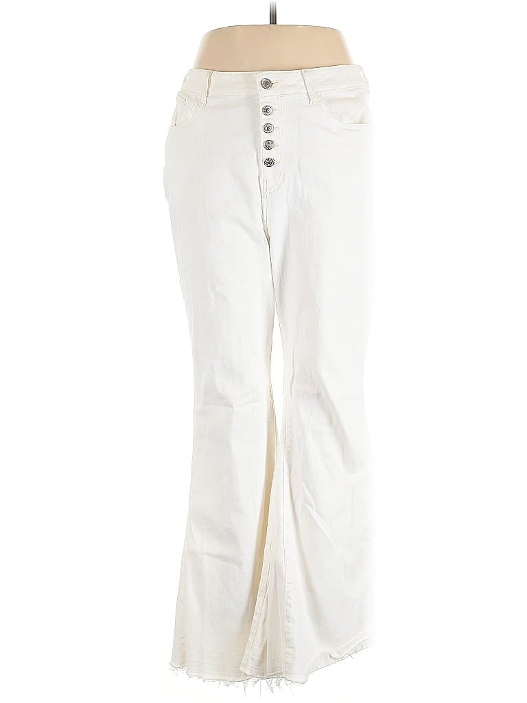 Pre-owned Forever 21 Casual Pants In White