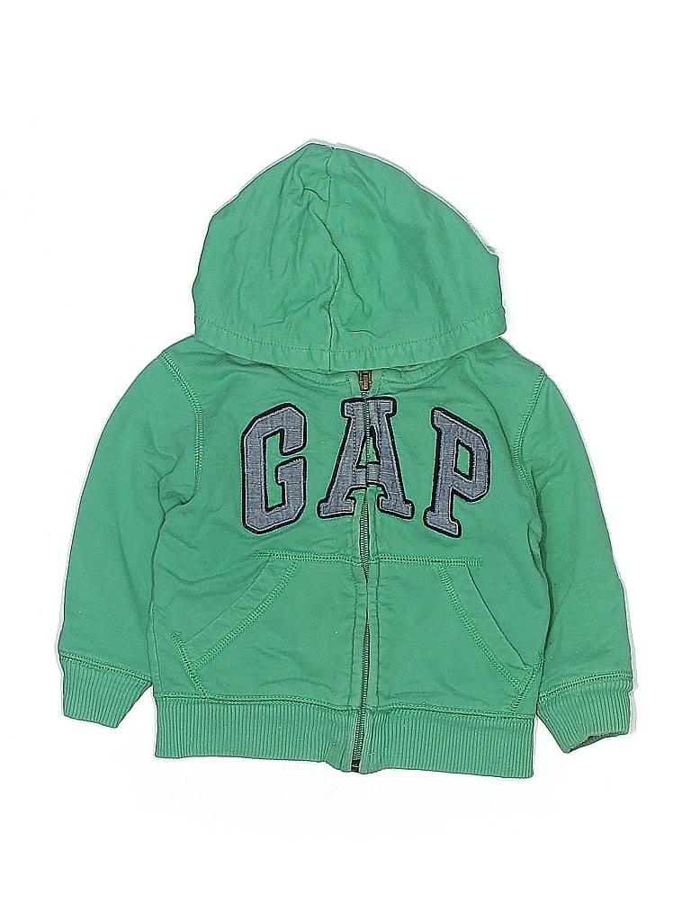 Click to view more detailed imagery on our partner's website Pre-owned Baby Gap Kids' Zip Up Hoodie In Green