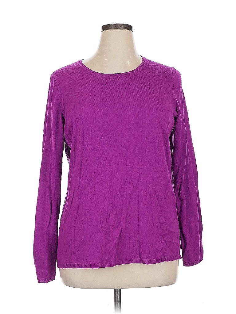 Pre-owned Roz & Ali Sweatshirt In Purple