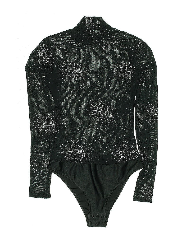 Pre-owned Out From Under Bodysuit In Black