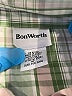 BonWorth Plaid Green Short Sleeve Button-Down Shirt Size M (petite) - photo 7