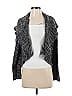 Indigo 100% Acrylic Gray Cardigan Size S - photo 1