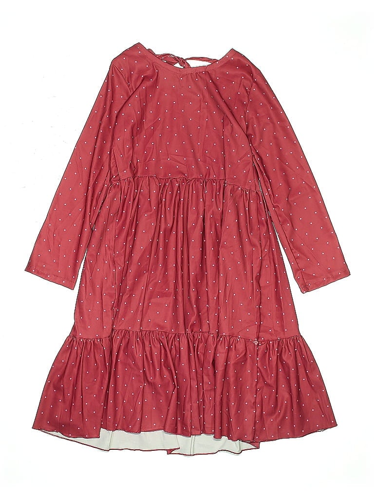 Pre-owned Unbranded Kids' Dress In Burgundy