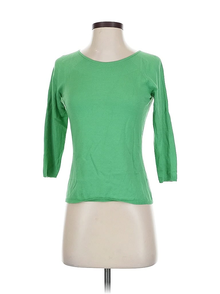 Pre-owned Talbots 3/4 Sleeve T-shirt In Green