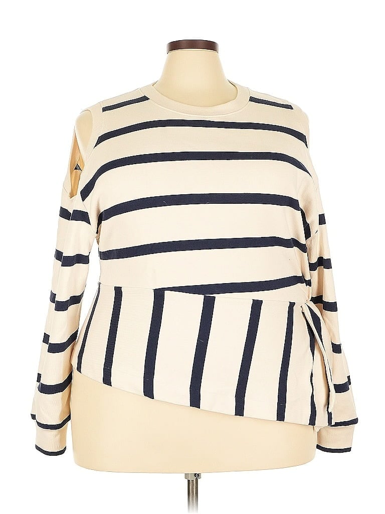 Pre-owned Tanya Taylor Pullover Sweater In White