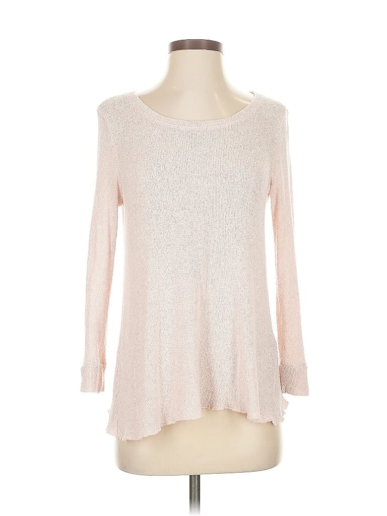 Pre-owned Three Dots Pullover Sweater In Pink