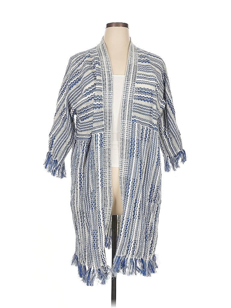Pre-owned Tory Burch Poncho In Blue