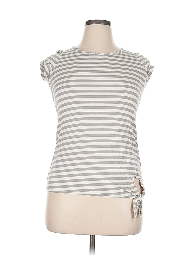 Pre-owned Matilda Jane Sleeveless T-shirt In Gray