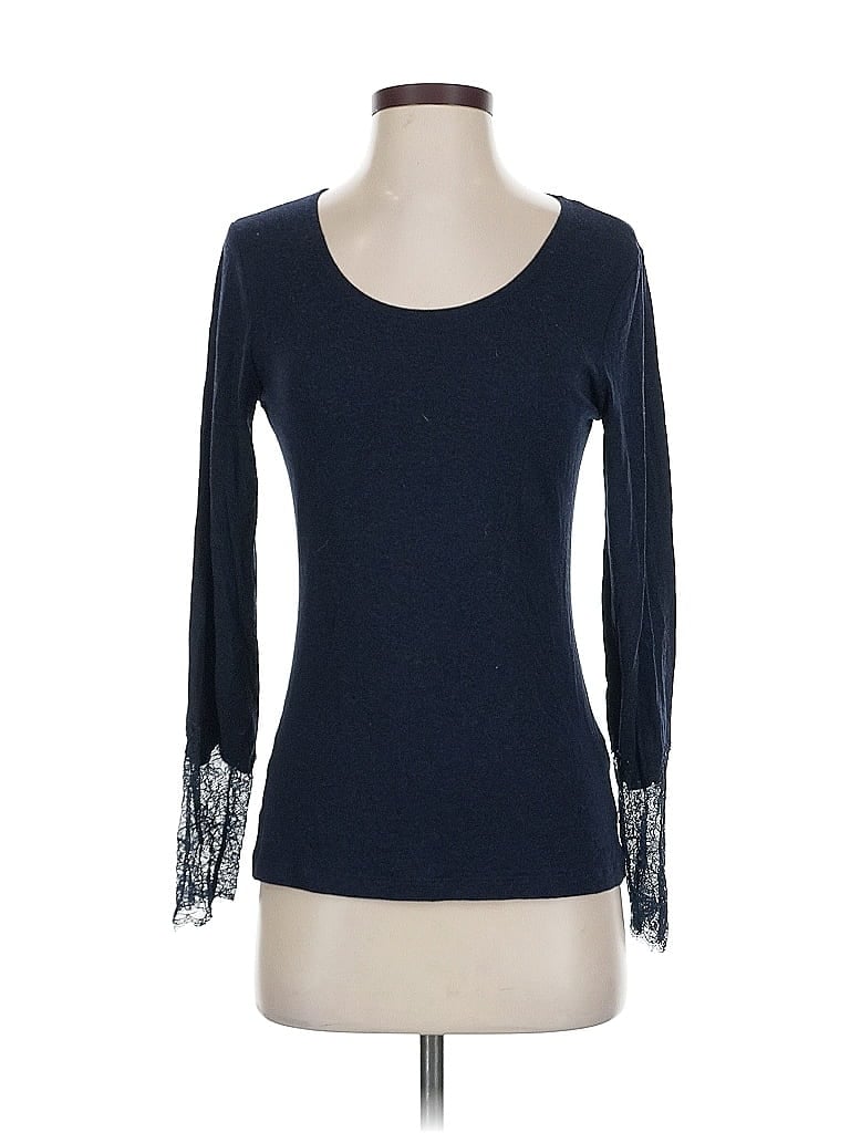Pre-owned Lauren Vidal 3/4 Sleeve T-shirt In Blue