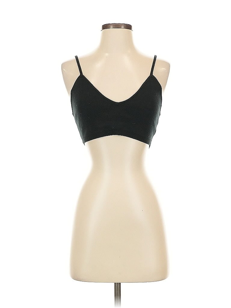 Pre-owned The Drop Sports Bra In Black