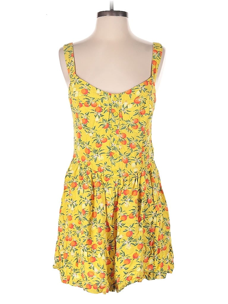 Pre-owned Wild Fable Romper In Yellow