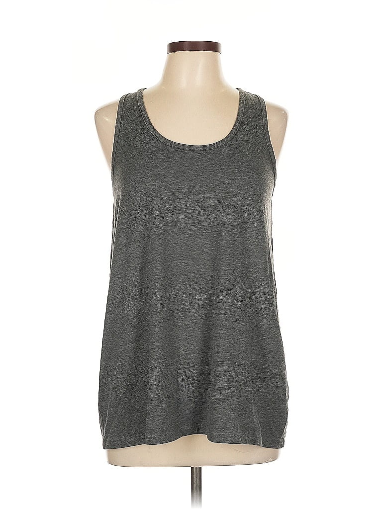 Pre-owned Assorted Brands Sleeveless T-shirt In Gray