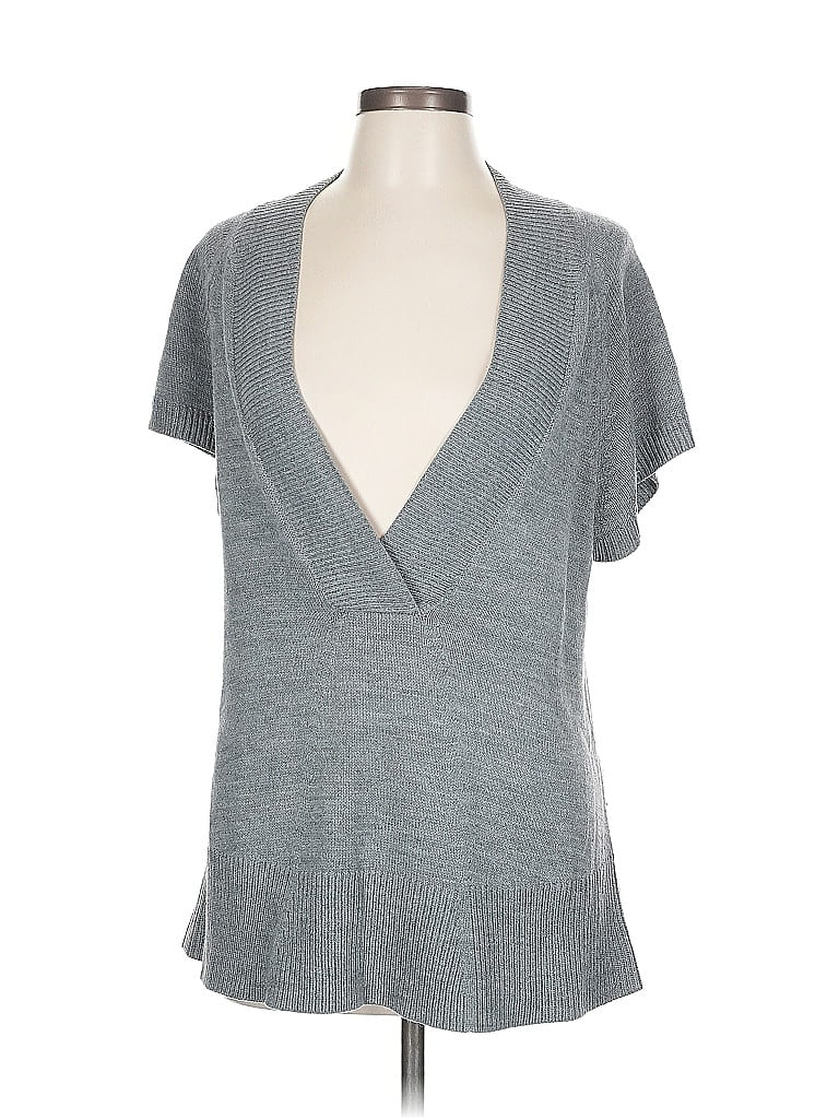 Pre-owned Coldwater Creek Cardigan Sweater In Gray