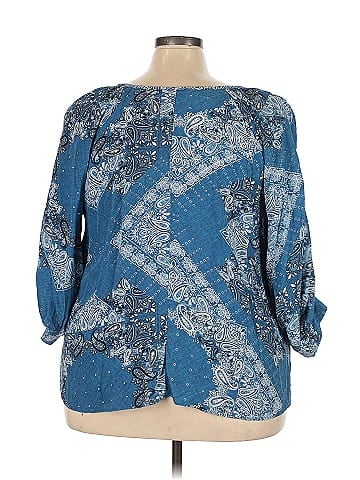 Karen Kane 3/4 Sleeve Blouse (view 2)