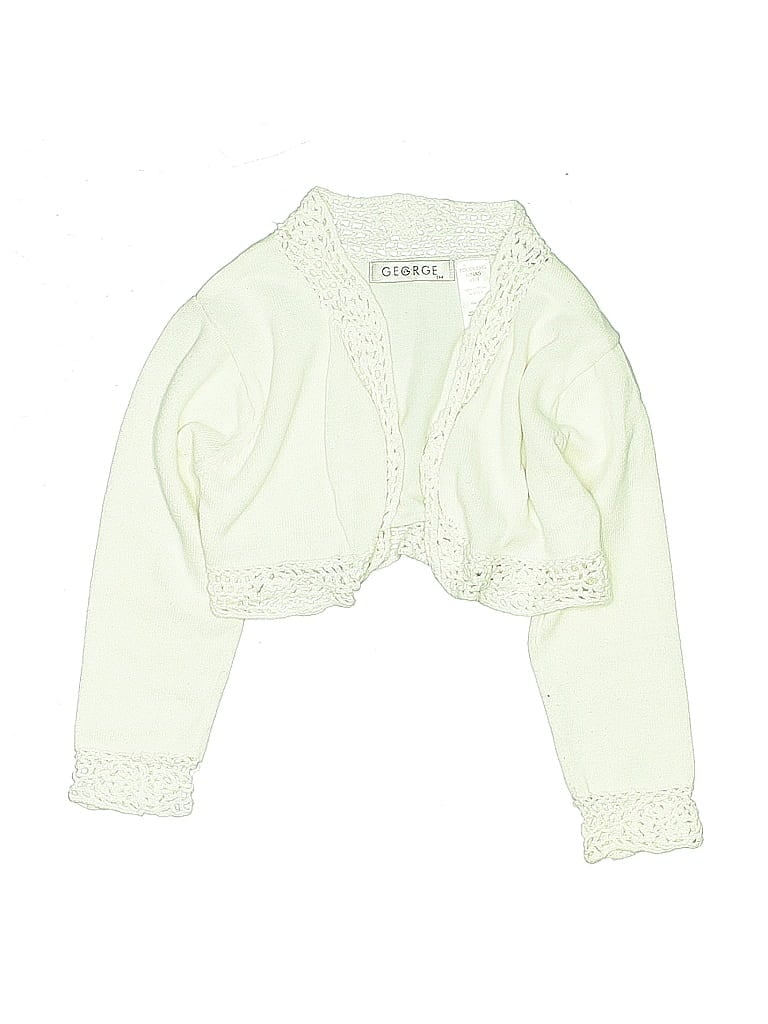 Pre-owned George Kids' Cardigan Sweater In Green