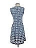 Max Studio Print Blue Casual Dress Size XS - photo 2