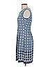 Max Studio Print Blue Casual Dress Size XS - photo 5