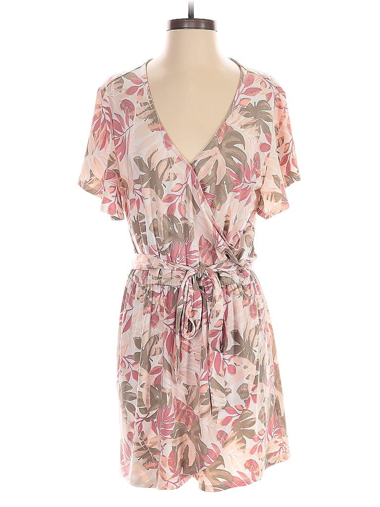 Pre-owned Du Jour Romper In Pink