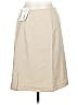 Gerard Darel Solid Ivory Tan Formal Skirt Size EU (FR) 42 / US 10 - photo 2